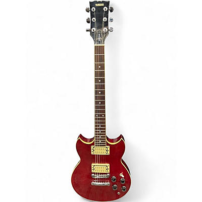 Vintage 1970s Yamaha SBG500 Red Solid Body Electric Guitar
