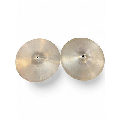 Vintage 1970s Zildjian 14in Avedius Hi Hat Pair Medium Cymbal