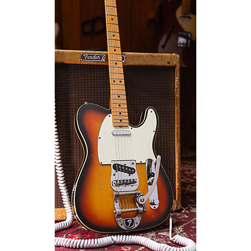 Fender Vintage 1971 Fender CUSTOM TELECASTER Sunburst Solid Body Electric Guitar Sunburst