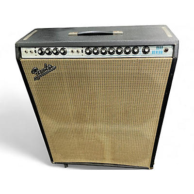 Vintage 1971 Fender Quad Reverb 4x12 Tube Guitar Combo Amp