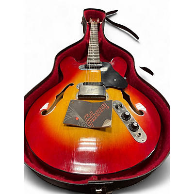 Vintage 1971 Gibson ES-320TD Cherry Sunburst Hollow Body Electric Guitar