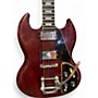 Vintage 1971 Gibson SG Deluxe Cherry Solid Body Electric Guitar Cherry