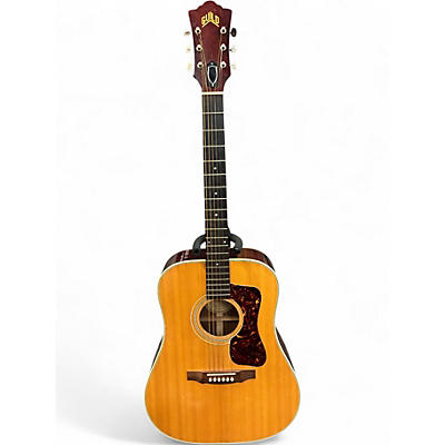 Vintage 1971 Guild D40 Natural Acoustic Guitar