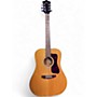 Vintage 1971 Guild D40 Natural Acoustic Guitar Natural