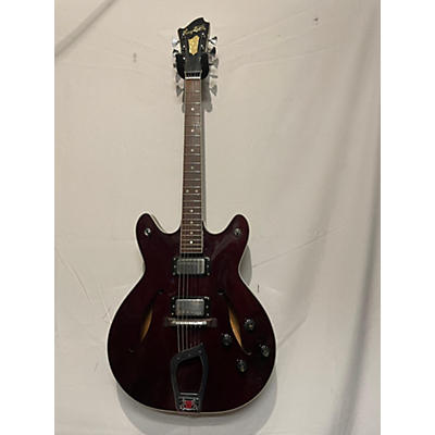 Hagstrom Vintage 1971 Hagstrom Viking Burgundy Hollow Body Electric Guitar