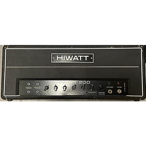 Hiwatt Vintage 1971 Hiwatt DR201 200w Tube Bass Amp Head