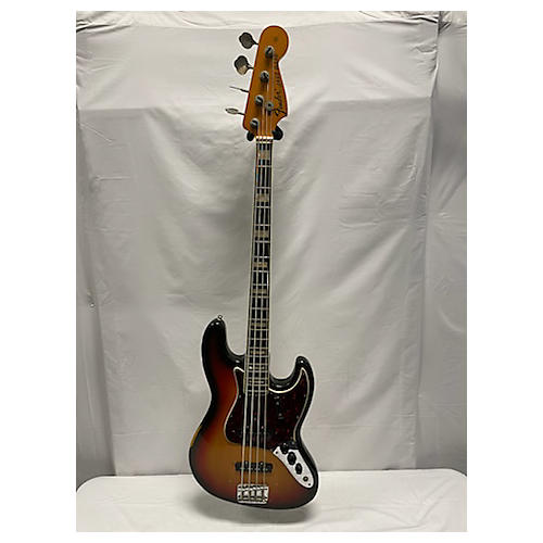 Fender Vintage 1972 Fender 1970S Jazz Bass Sunburst Electric Bass Guitar Sunburst