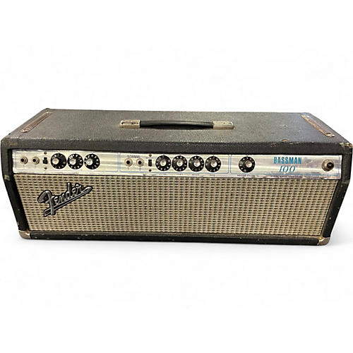 Vintage 1972 Fender Bassman 100T 100W Tube Bass Amp Head