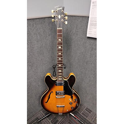 Gibson Vintage 1972 Gibson ES-335TD Tobacco Burst Hollow Body Electric Guitar