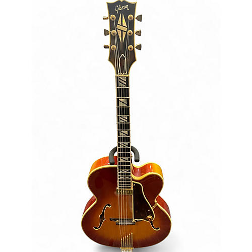 Vintage 1972 Gibson Johnny Smith 2 Color Sunburst Hollow Body Electric Guitar 2 Color Sunburst