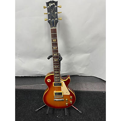 Vintage 1972 Gibson Les Paul Standard Cherry Sunburst Solid Body Electric Guitar