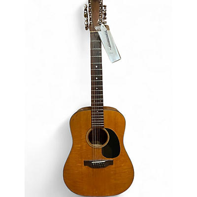 Vintage 1972 Martin 1972 Martin D-12-18 Natural 12 String Acoustic Guitar