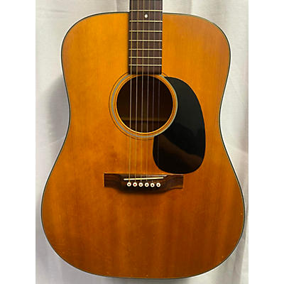 Martin Vintage 1972 Martin D18 Natural Acoustic Guitar