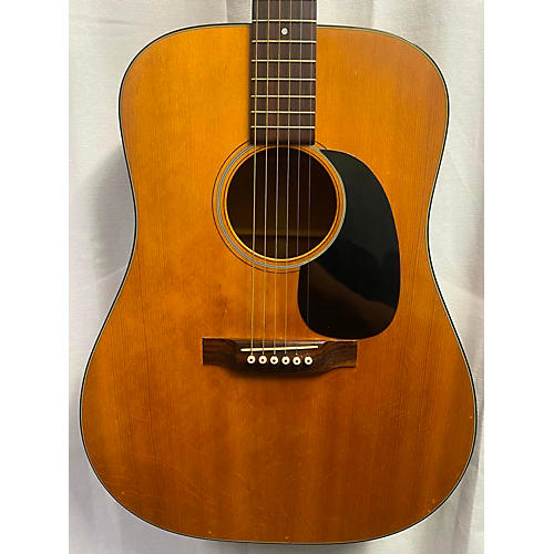 Martin Vintage 1972 Martin D18 Natural Acoustic Guitar Natural