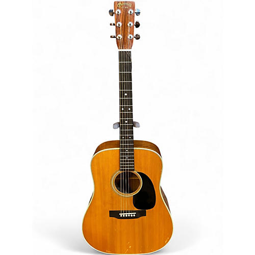 Vintage 1972 Martin D28 Natural Acoustic Guitar Natural