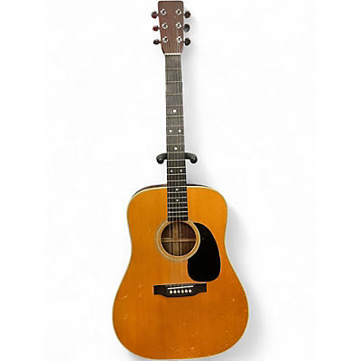 Vintage 1972 Martin D28 Natural Acoustic Guitar