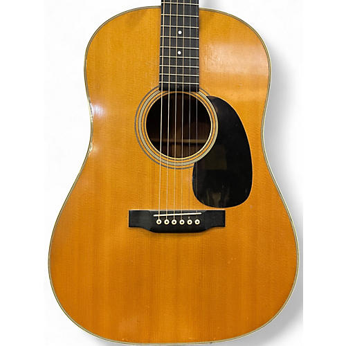 Vintage 1972 Martin D28S Natural Acoustic Electric Guitar Natural