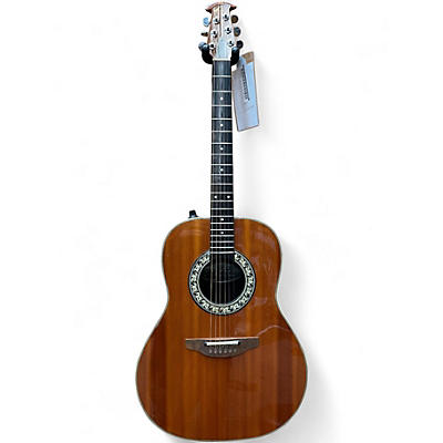 Vintage 1972 Ovation Artist Series Natural Acoustic Electric Guitar