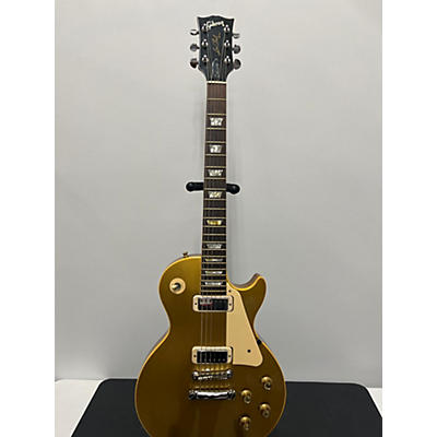 Gibson Vintage 1973 Gibson 1973 Gibson Les Paul Dlx Gold Met Solid Body Electric Guitar