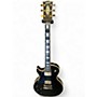 Vintage 1973 Gibson Les Paul Custom Left Handed Black Electric Guitar Black