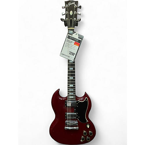 Vintage 1973 Gibson SG Cherry Solid Body Electric Guitar Cherry