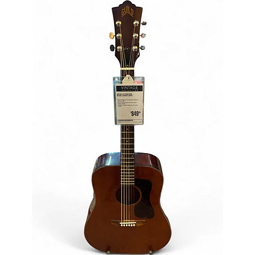 Vintage 1973 Guild D25M Natural Acoustic Guitar Natural