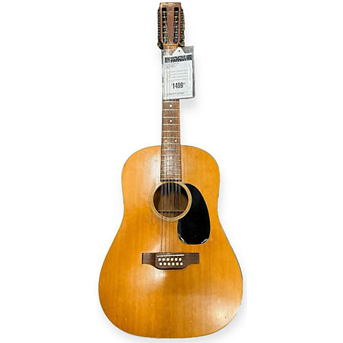 Martin Vintage 1973 Martin D-12-20 Natural 12 String Acoustic Guitar Natural