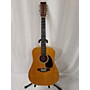 Vintage Martin Vintage 1973 Martin D12-28 Natural 12 String Acoustic Guitar Natural