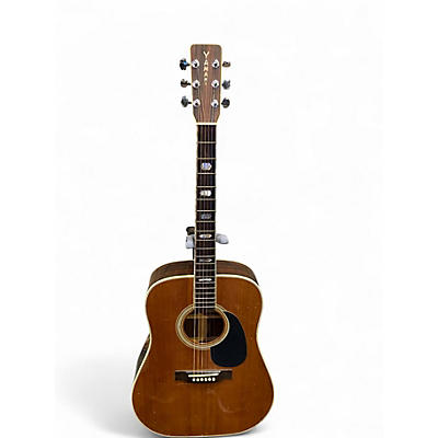 Vintage 1973 Yamaki F140 Natural Acoustic Guitar