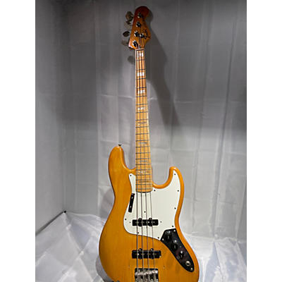 Fender Vintage 1974 Fender Jazz Bass Natural Electric Bass Guitar