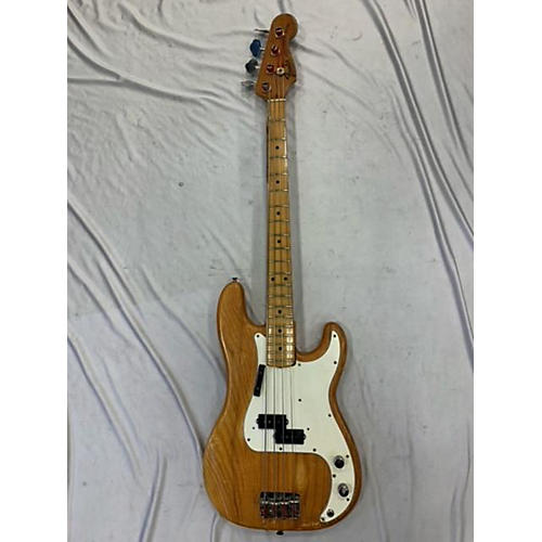 Fender Vintage 1974 Fender P BASS Natural Electric Bass Guitar Natural