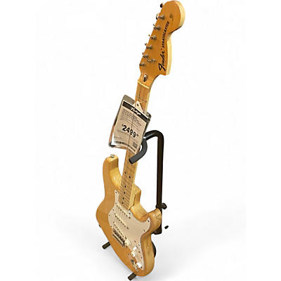 Vintage 1974 Fender STRATOCASTER Natural Solid Body Electric Guitar