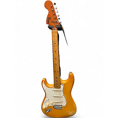 Vintage 1974 Fender Stratocaster Left Handed Olympic White Electric Guitar