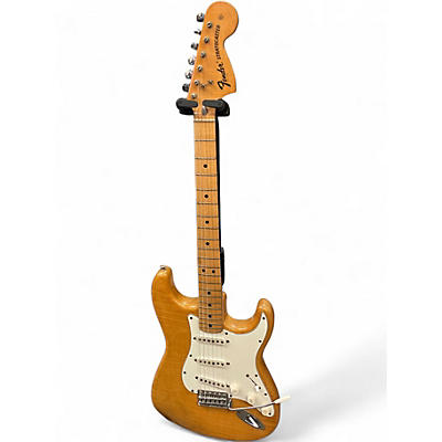 Vintage 1974 Fender Stratocaster Natural Solid Body Electric Guitar