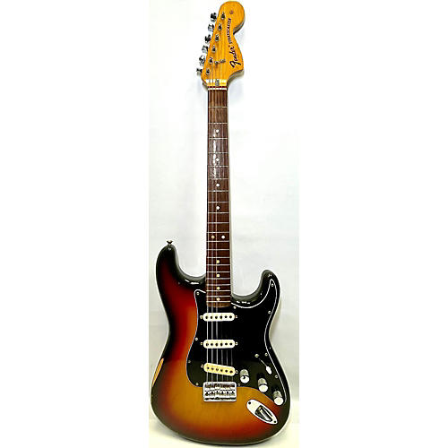 Fender Vintage 1974 Fender Stratocaster Sunburst Solid Body Electric Guitar Sunburst