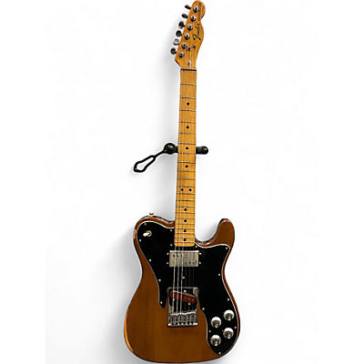Vintage 1974 Fender Telecaster Custom Mocha Solid Body Electric Guitar