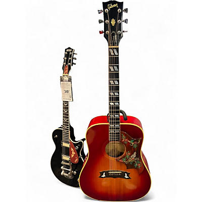 Vintage 1974 Gibson Dove SUNBURST Acoustic Electric Guitar