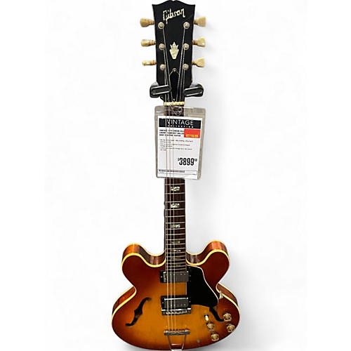 Vintage 1974 Gibson ES335 Cherry Sunburst Hollow Body Electric Guitar Cherry Sunburst
