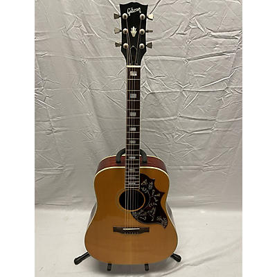 Gibson Vintage 1974 Gibson Hummingbird Natural Acoustic Electric Guitar