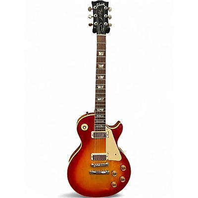 Vintage 1974 Gibson Les Paul Deluxe Sunburst Solid Body Electric Guitar
