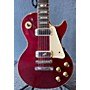 Vintage Gibson Vintage 1974 Gibson Les Paul Deluxe Wine Red Solid Body Electric Guitar Wine Red