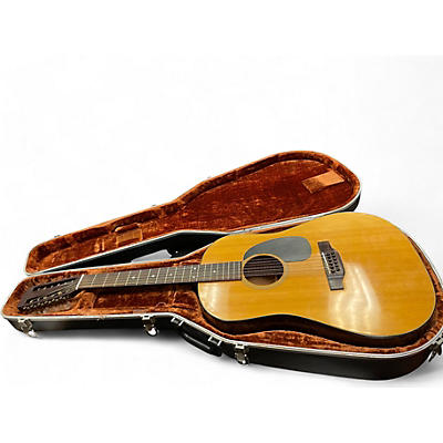Vintage 1974 Martin D12-20 Natural 12 String Acoustic Guitar