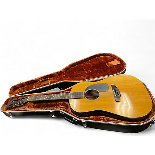 Vintage 1974 Martin D12-20 Natural 12 String Acoustic Guitar Natural