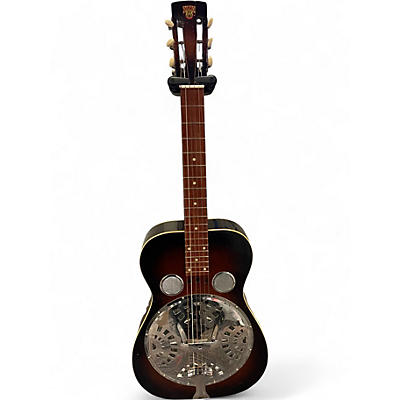 Vintage 1975 Dobro 60-D SQUARE NECK Sunburst Resonator Guitar
