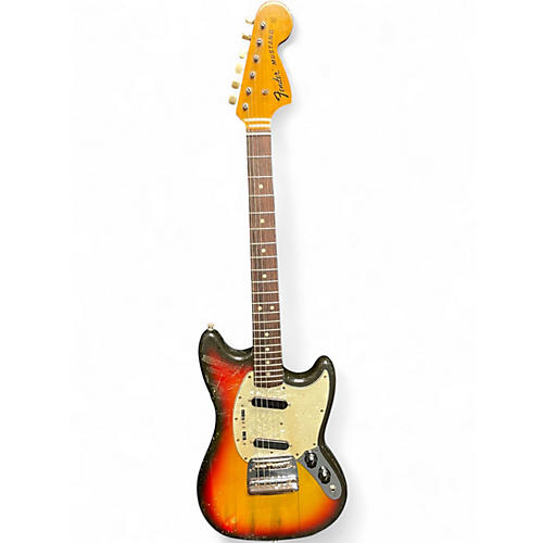 Vintage 1975 Fender Mustang SUNBURST Solid Body Electric Guitar SUNBURST