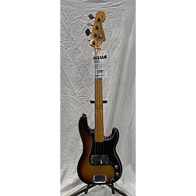 Fender Vintage 1975 Fender Precision Bass Fretless Sunburst Electric Bass Guitar