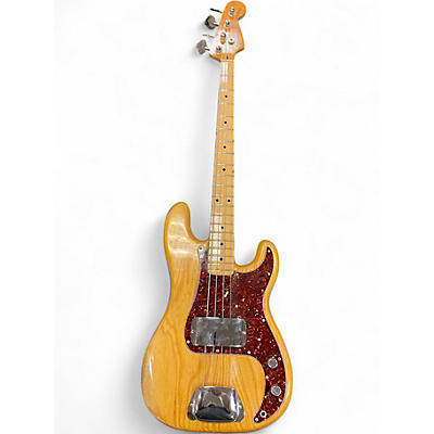 Vintage 1975 Fender Precision Bass Natural Electric Bass Guitar