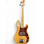 Vintage 1975 Fender Precision Bass Natural Electric Bass Guitar Natural