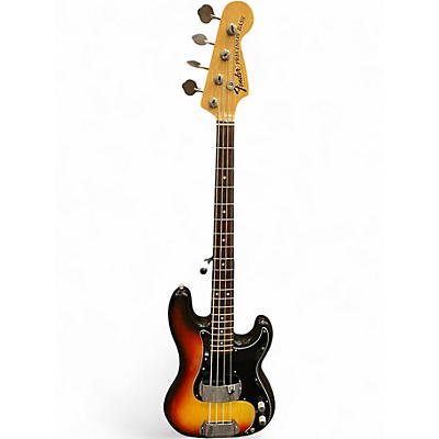 Vintage 1975 Fender Precision Bass Sunburst Electric Bass Guitar