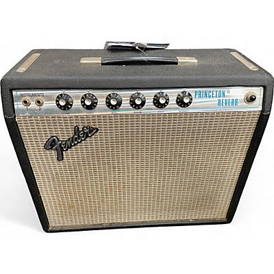 Vintage 1975 Fender Princeton Reverb Tube Guitar Combo Amp